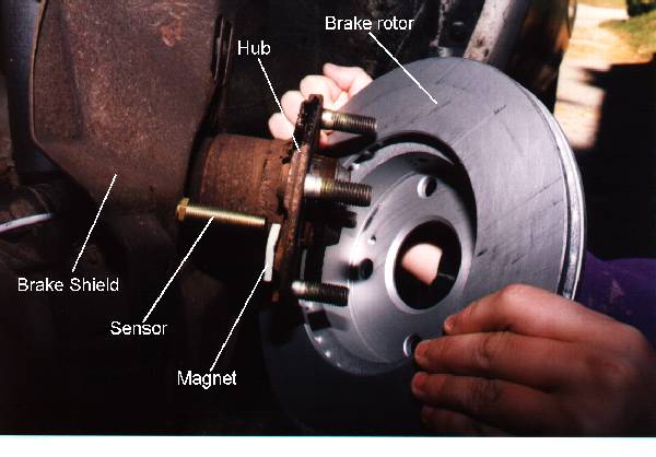 Photo of hub installation